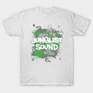 JunglistSound-FlouroSplatter T-Shirt